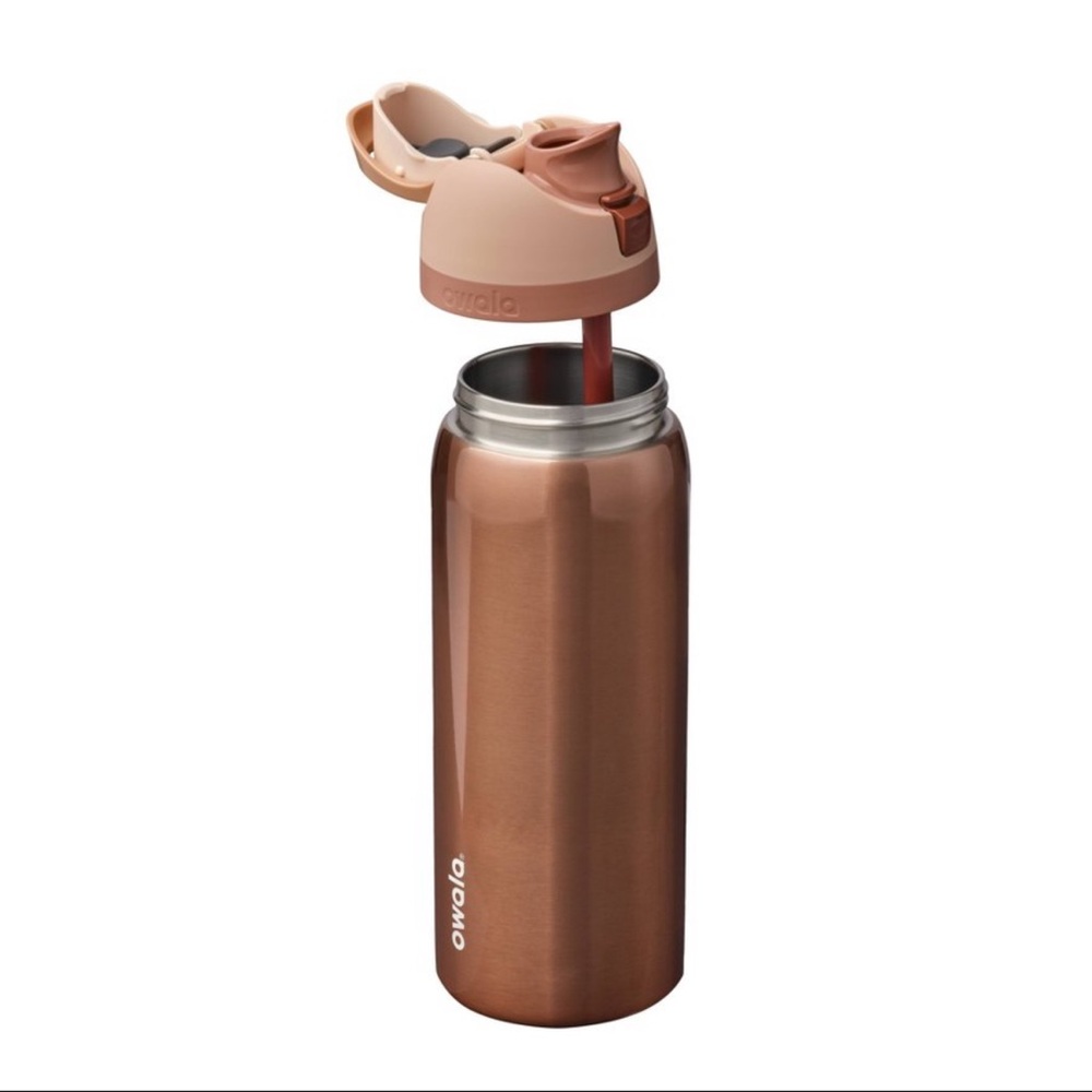 Owala *Metallic Rose Gold* Special Edition 32oz Stainless Steel FreeSip Sway - Picture 3 of 6